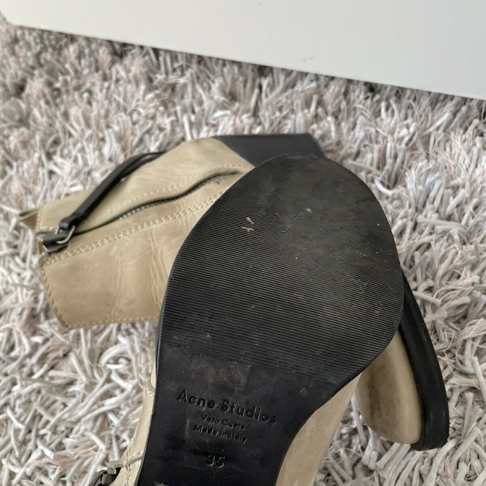 Acne beige suede ankle boots - Picture 11 of 11